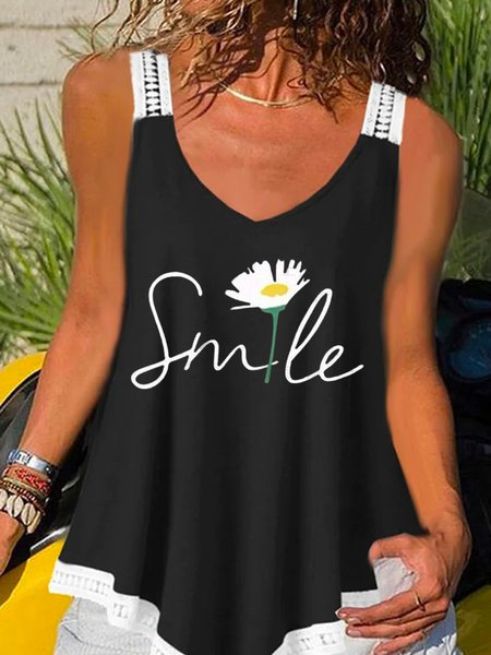 

Floral Print Designer Trendy Women's Sleeveless Tank Top, Multicolor, Tanks & Camis