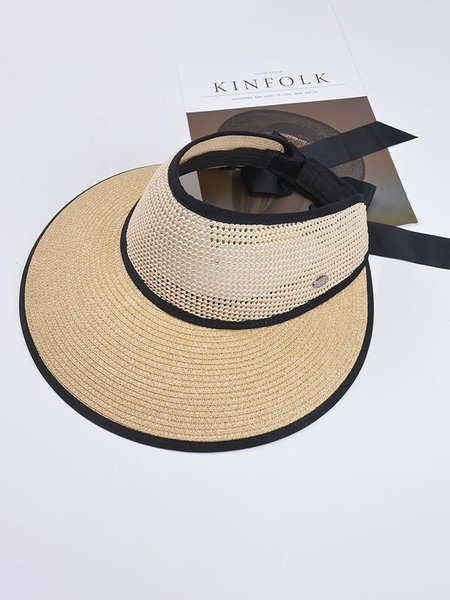 

Beach Folding Sun Hat, Beige, Hats & Headwear