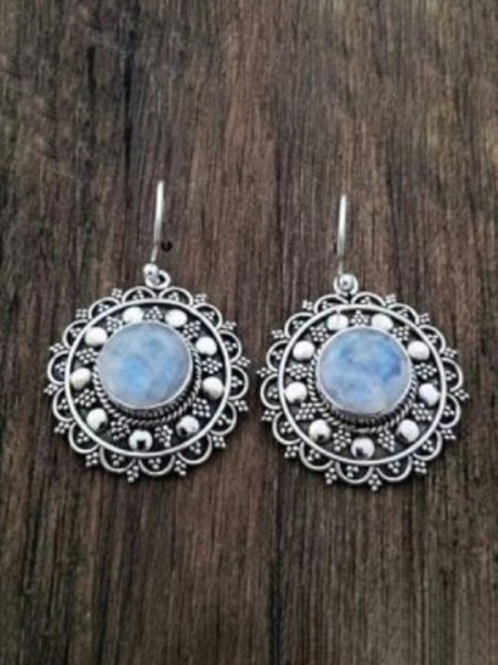 

JFN Vintage Alloy Cutout 's Eye Earrings, As picture, Earrings