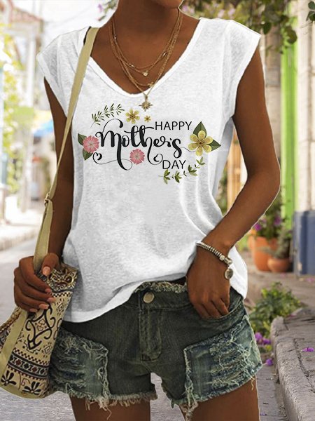 

Casual Regular Fit Knit Tank, White, Tanks & Camis