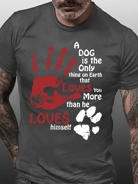 

A Dog Is The Only Thing Women's Short Sleeve T-Shirt, Deep gray, T-shirts