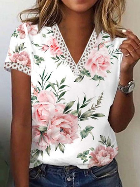 

Boho Regular Fit Short Sleeve T-Shirt, White, T-Shirts