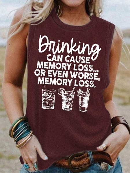

Drinking Women's Tank, Wine red, Tank Tops