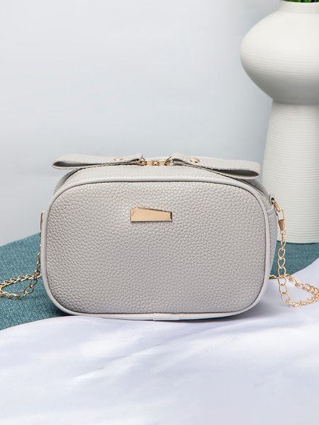 

Simple Chain Crossbody Bag Shoulder Bag, Gray, Bags