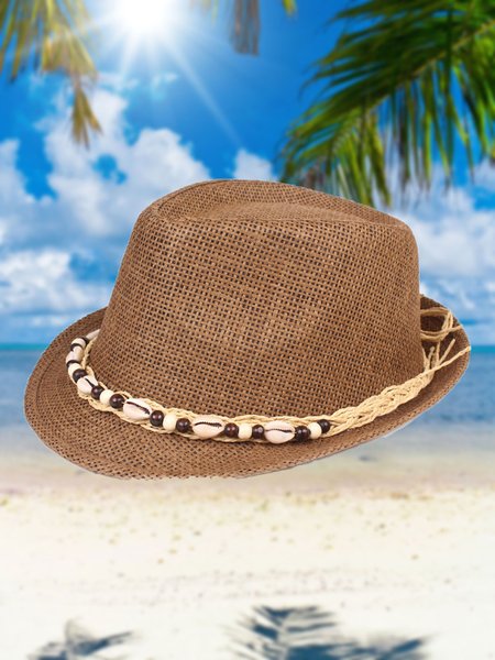 

Men's Hawaiian Shade Breathable Net Bucket Hat, Coffee, Hats