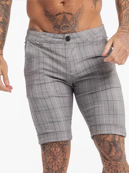 

Casual Style American Casual Basic All-Match Men's Shorts, Gray, Shorts