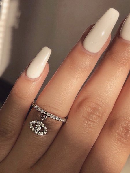 

JFN Devil's Eye Super Shiny Diamond Ring, As picture, Rings