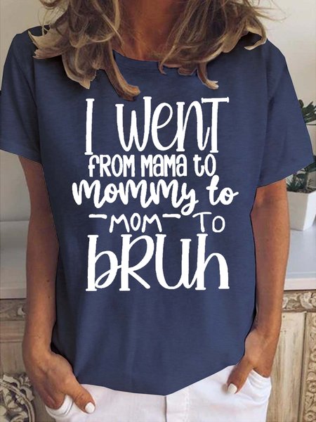

I From Mom To Mom To Mom To Blue Women's V-Neck T-Shirt, Deep blue, T-shirts