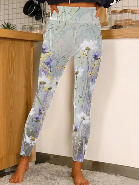 

Regular Fit Leggings Yoga Leggings, As picture, Leggings