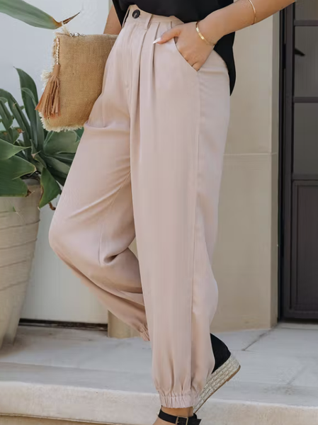 

Casual Loosen Pants, Dusty pink, Pants