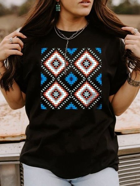 

Loosen Short Sleeve T-Shirt, Black, T-Shirts