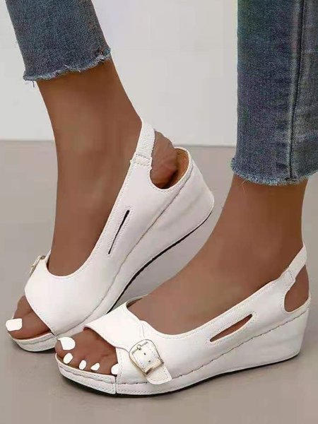 

JFN Pu Daily Sandals, White, Sandals