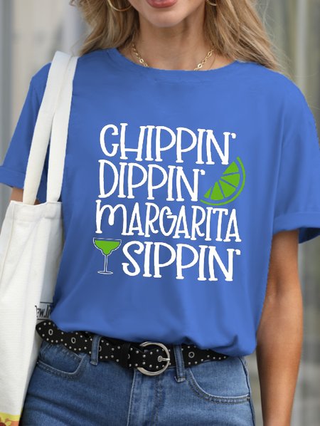 

Happy Cinco De Mayo Funny Crew Neck T-shirt, Blue, T-shirts