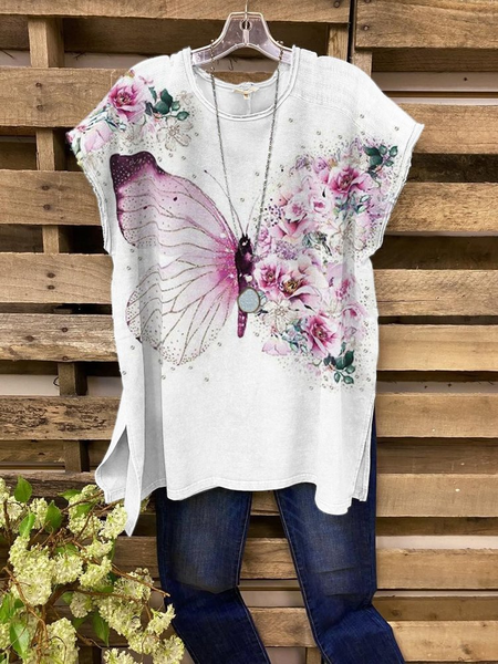 

Sexy Short Sleeve Tops, As picture, Tees & T-shirts