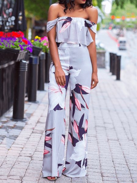 

Summer Lightweight Vacation Two Piece Top With Pants Sets, Blue, Pants Set