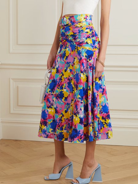 

Skinny Vacation Short A-Line Skirt, Multicolor, Maxi Skirts