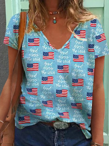 

Tribal Casual Short Sleeve T-Shirt, Flower, T-Shirts