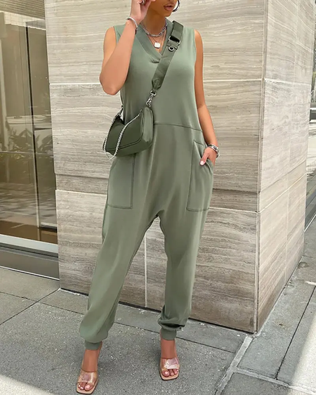

Casual Jumpsuit & Romper, Aqua, Jumpsuits