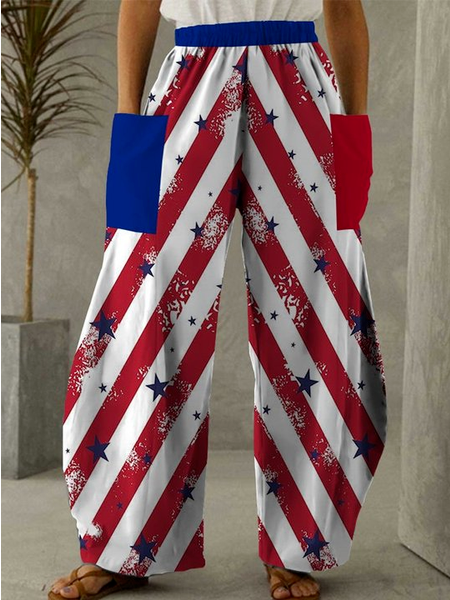 

Casual Loosen Pants, Multicolor, Pants