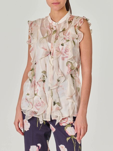 

Summer Sleeveless Lightweight Sweet Short Sleeve Tops, White, Tops