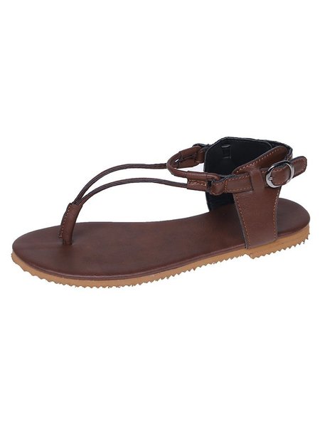 

JFN Vintage Thin Strap Thong Sandals, Coffee, Sandals
