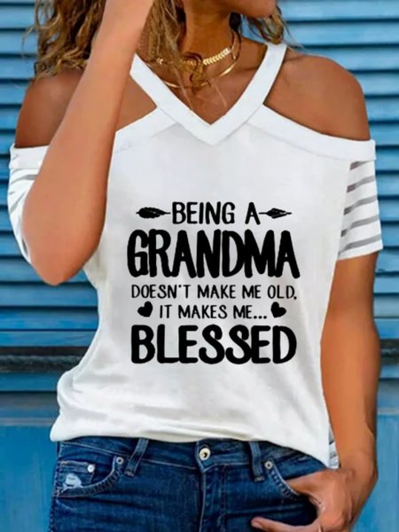 

Being A Great Grandma Doesn't Make Me Old It Makes Me Blessed T-shirts, White, T-Shirts