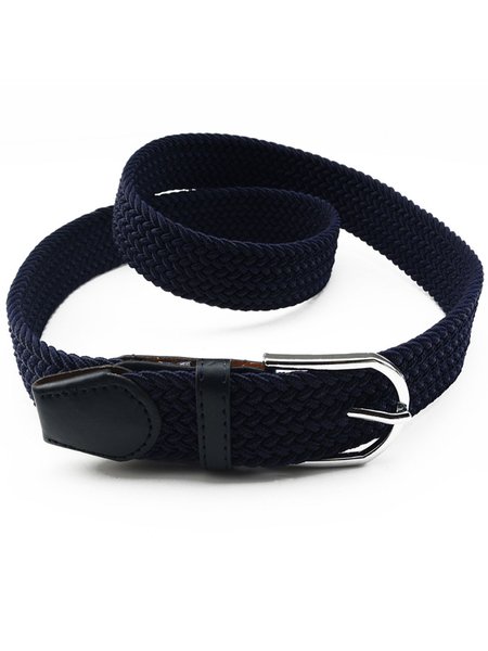 

JFN Men's Vintage Casual Braided Belt, Deep blue, Men's Accessories