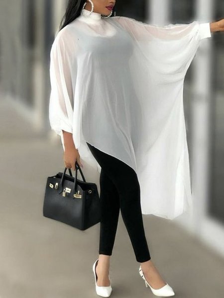 

Solid Casual Regular Fit Two Piece Set, Black-white, Pants Set