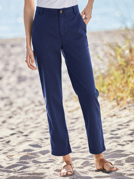 

Solid Casual Pants, Deep gray, Pants