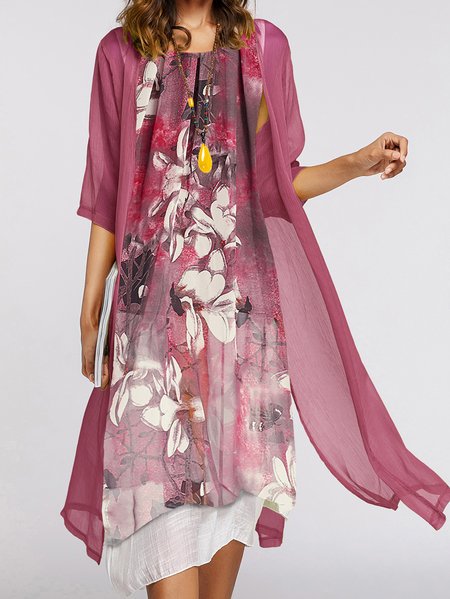 

Regular Fit Two Piece Sets, Purple, Dresses