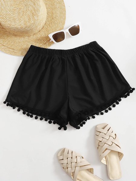 

Women's Hairball Beach Vacation Shorts, Black, Swimwear