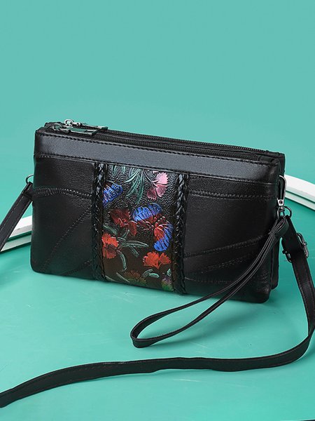 

Sheepskin Texture Floral Wallets Crossbody Bags, Color2, Bags