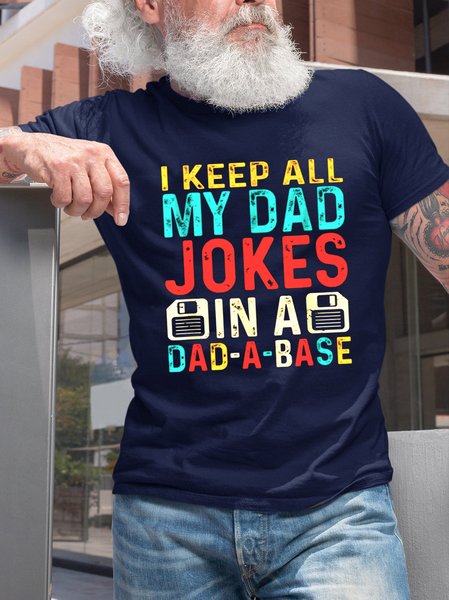 

Dad Jokes Funny Gift For Father's Day T-shirt, Purplish blue, T-shirts