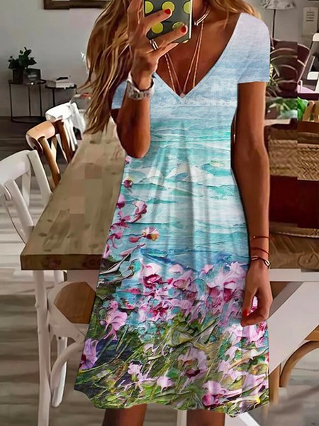 

Discount! Ladies Casual Knit Dress, Multicolor, Dresses