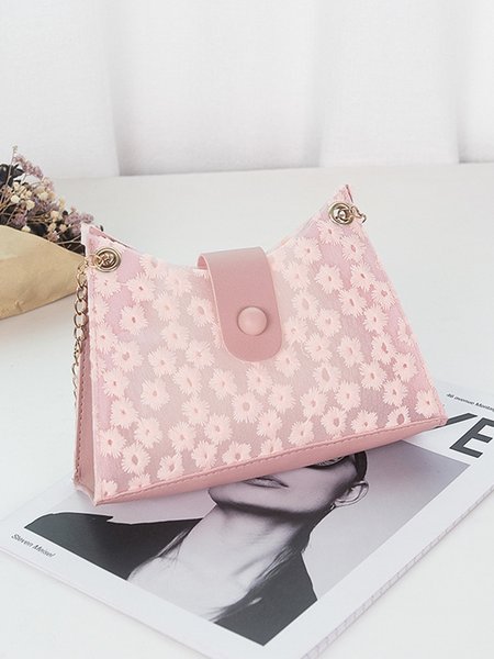 

JFN Women's Embroidered Floral Shoulder Bag Crossbody Bag, Pink, Women's Bags
