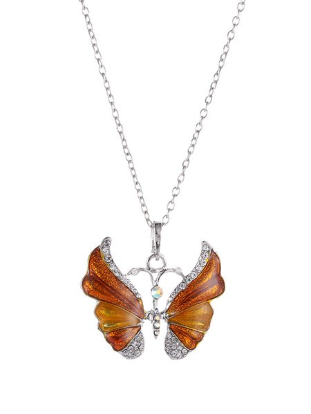 

JFN Colorful Bionic Necklace Sweater Chain, Yellow, Necklaces