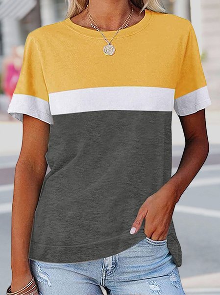 

Simple T-Shirt, Yellow, Tees & T-shirts