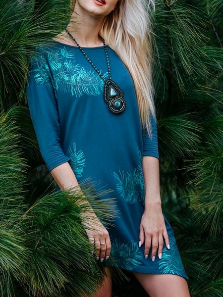

Discount! Ladies Resort Knit Dress, Blue, Dresses