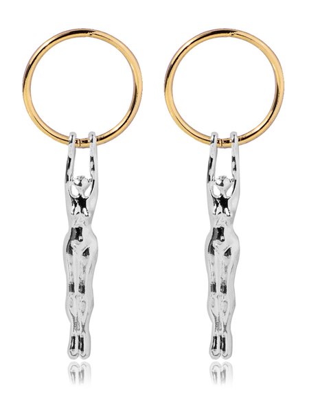 

JFN Design Gold Sports Figure Earrings, Silver, Earrings