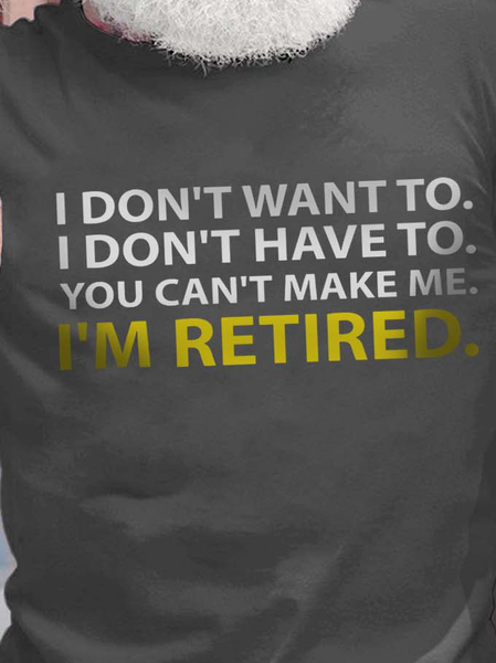 

letter Cotton Short Sleeve Casual Letter T-Shirt, Gray, T-shirts