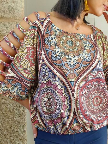 

Discount! Resort Style Ladies Loose Top, Multicolor, Shirts & Blouses