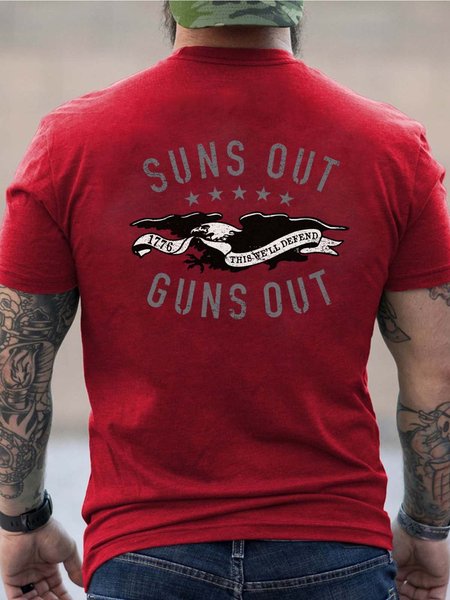 

eagle men’s Crew Neck Vintage T-Shirt, Red, T-shirts