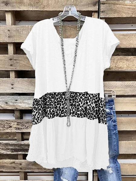

Fit Casual Batwing Sleeve Tops, White, Tunics