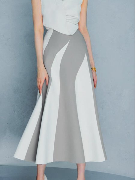 

Elegant Fit Midi Skirt, As picture, Maxi Skirts