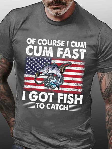 

fish men’s Fit T-Shirt, Gray, T-shirts