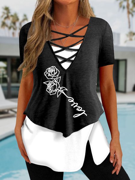 

Casual Text Letters Two Piece Sets, Black, Suit Set