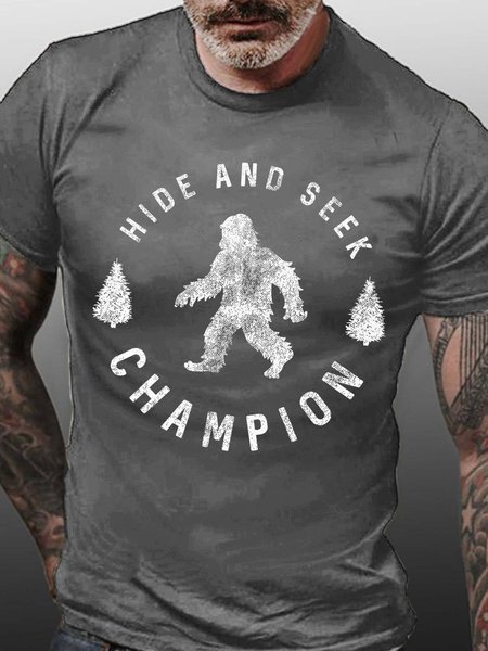 

Orangutan men’s Casual Cotton T-Shirt, Gray, T-shirts