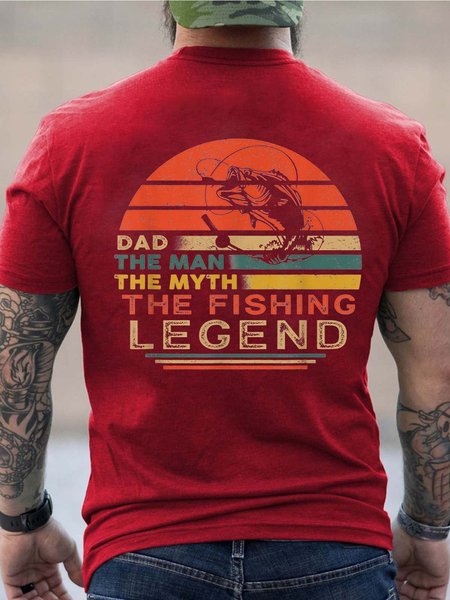 

fish men’s Loose T-Shirt, Red, T-shirts