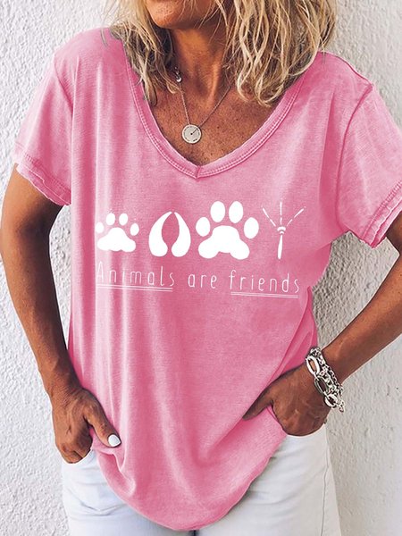 

cat women’s Cotton-Blend T-Shirt, Blue, T-shirts
