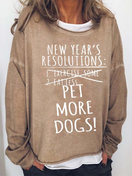 

animal women’s Casual Crew Neck Text Letters Sweatshirts, Khaki, Hoodies&Sweatshirts